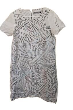 Elk The Label Dress Womans Geometric Print Size Small Cotton Blend